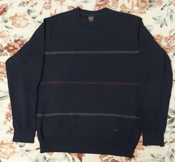 Men Paul & Shark Sweater Navy Wool M