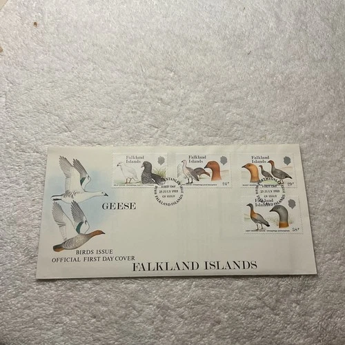 Falkland Islands-(-1988-)-GEESE,BIRDS ISSUE -OFFICIAL FDC-#399