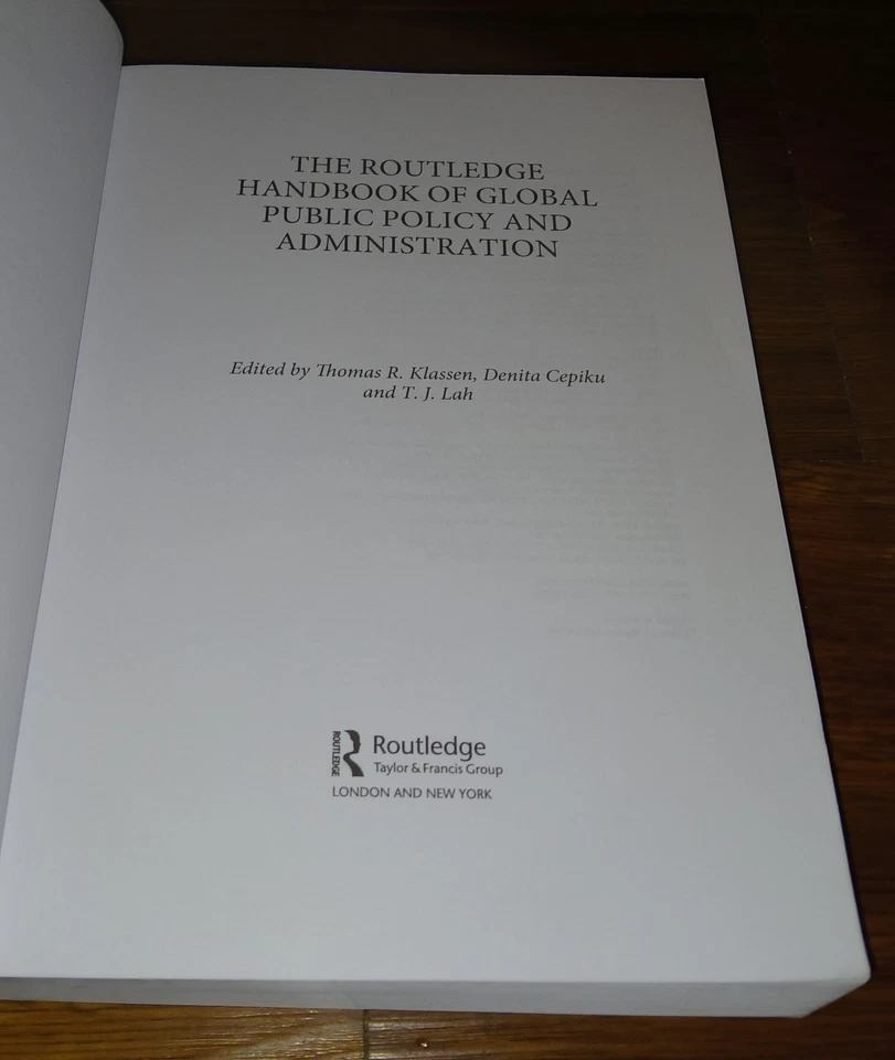 Routledge Handbook of Global Public Policy and Administration by Denita Cepiku - Image 4 of 4