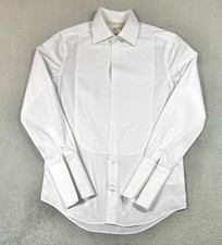 Suitsupply Shirt Mens 15.5 39 White Tuxedo Dress French Cuff Slim Fit Formal