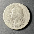 1939-P Silver Washington Quarter (Circulated) - (#3019) Very Fine Condition