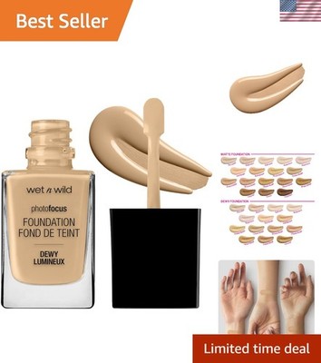 Photo Focus Dewy Liquid Foundation Makeup, Bronze Beige