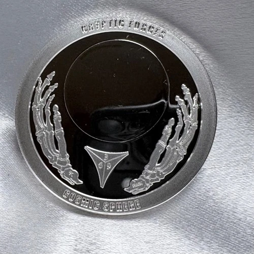 Rare Chautauqua Silver Works Cryptic Forces 1 oz .999 Silver BU #0061 [D5]