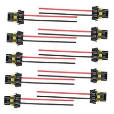 10PCS 9005 9006 HB3 HB4 9012 9145 H10 Female Adapter Wiring Harness Sockets