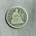 1860-O Seated Liberty Silver Quarter G+ /VG