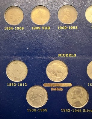 米国硬貨　U.S. Twentieth Century Type Coins 20th Century US Type Set Coin Collection Whitman Album - 38 Coins