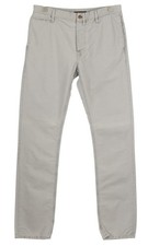 Nudie Jeans Khaki Regular Hommes Pantalon W32/L34 Bio Lune Poussière Déchiré