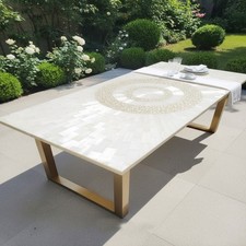 Designer Selenit Kaffeetisch Handgemacht Naturstein Kaffeetisch Heim Dec