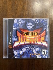 Project Justice (Sega Dreamcast, 2001) Game And Manual ONLY! Disc is NM!