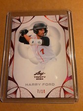 2025 Leaf Trinity Baseball #95 Harry Ford Red Foil 7/10