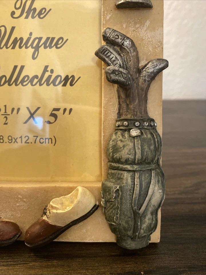 De colección The Unique Collection Marco de Fotos de Golf Palos Bolsa de Golf Sombrero Zapatos Foto 2 de 4