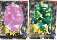 1996 Pacific Litho-Cel Brett Favre #39 Base Card and Cel Inclued Green Bay