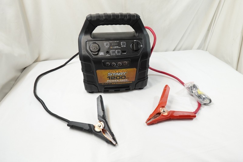 SUPER START 1200A JUMP STAETER & AIR COMPRESSOR ***AS-IS***