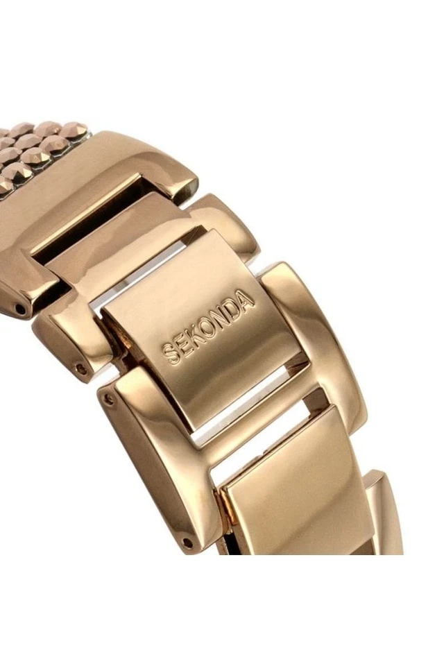 Seksy Rocks Ladies Rose Gold-Tone 26mm Dress Watch 2724 - Image 4 of 4