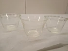 Vintage Pyrex #462 Clear 5oz Custard Cups Set Of 3