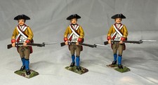 American Revolution-Continetal 14 th Regiment 3 pc advancing