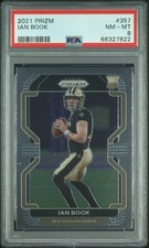 2021 PANINI PRIZM #357 IAN BOOK PSA 8
