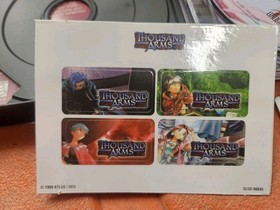 Thousand Arms (Sony PS1 1999) Complete CIB W/Reg Card Stickers Hologram￼