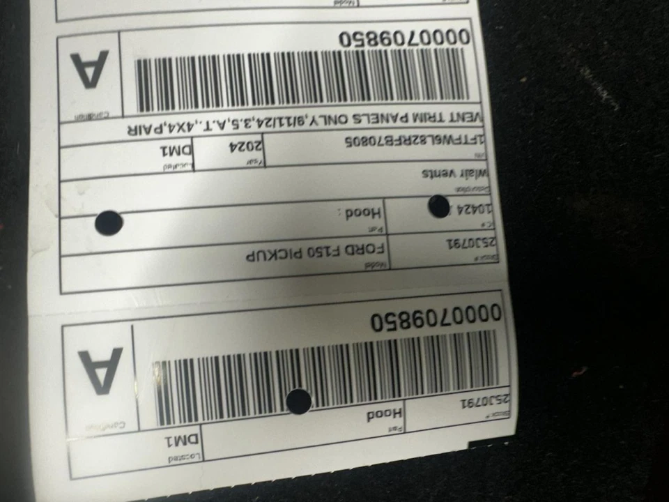 (SOLO CAMIONETA LOCAL) Capó con ventilaciones de aire para camioneta Ford F150 21-25 2058602 Foto 3 de 3