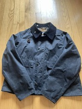 Barbour Spey Wax Jacket Navy Medium - Excelle...