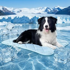 Cooling Mat for Large Dogs, 35.4"x 23.6" Thick  Durable Dog Cooling Mat,