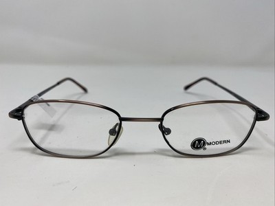 Modern Optical Terrific Antique Brown 49-19-140 Full Rim Eyeglasses Frame T270