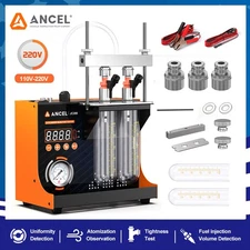 ANCEL JC200 Fuel Injector Tester Machine Volume Uniformity for Car Motorcycles