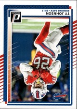 2025 Donruss #140 Ty Johnson Press Proofs Purple