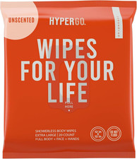 XL Body Wipes for Women  Men   12" X12" Rinse-Free Full Body Cleansing Wipes 20