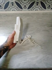 vtg intra com wall mount corded telephone in  white very nice condition