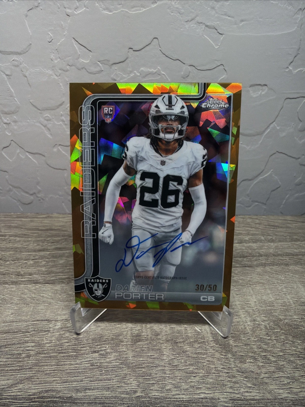 2025 Chrome Sapphire Darien Porter #RA-DP Gold /50