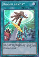 Moderate Play x 1 Hidden Armory - AP01-EN012 - Super Rare - Unlimited Edition AP