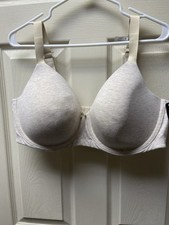 Ambrielle Bra 40DDD Beige Soft Full Figure Underwire Adjustable NEW
