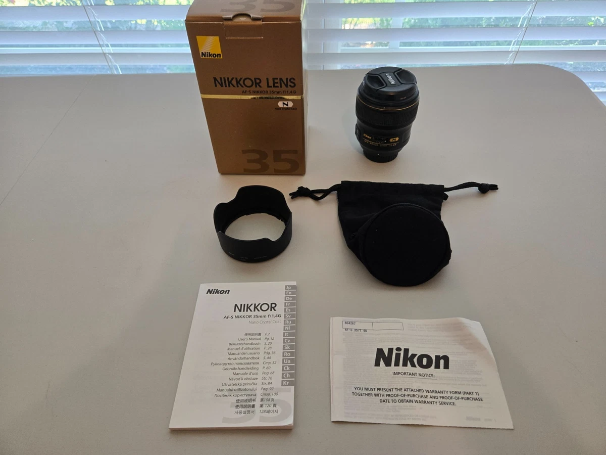 Nikon 35mm f/1.4 Camera Lenses for sale | eBay
