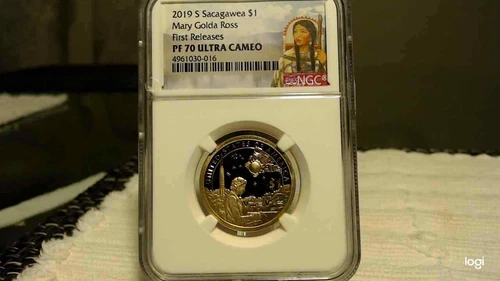 2019 S Sacagawea $1 Mary Golda Ross First Releases NGC PF70 Ultra Cameo Portrait