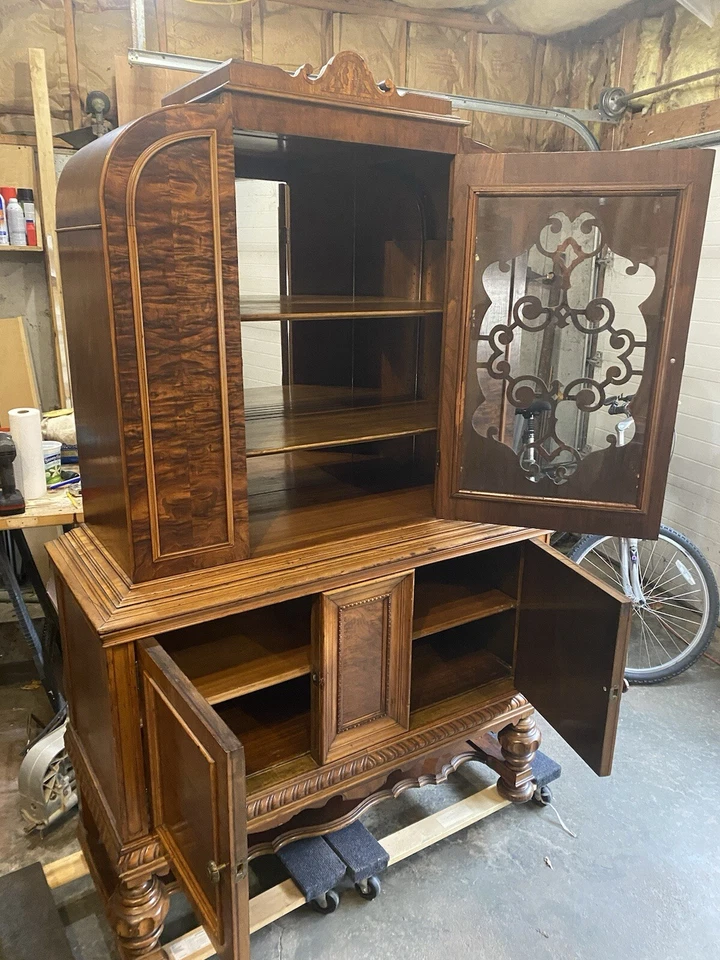 Cabaña de arce tigre años 1800 rara buen estado antigua retro Foto 4 de 4