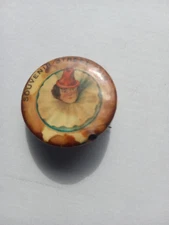antique vintage celluloid souvenir street fair festival pinback button lapel pin