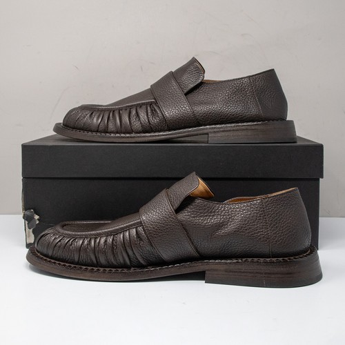 Marsèll MM4239 Alluce Estiva Brown Leather Loafers, Men's 43 EU (10 US) - Picture 3 of 8