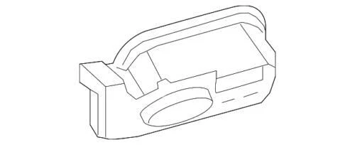 Bolsillo de combustible para Mercedes-Benz GLE400 GLE350 GLE550e 2012-2019 (N/P 166-630-00-67)