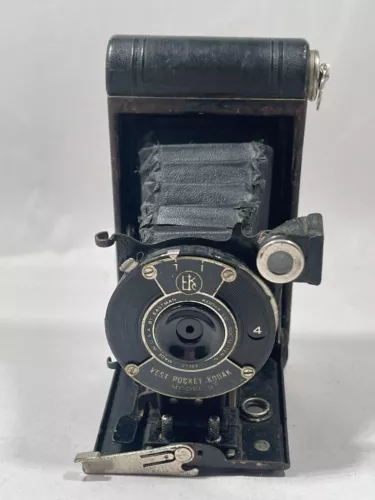 Vest Pocket Folding Kodak Model B No A 127 WWI Soldier's Camera 1920s