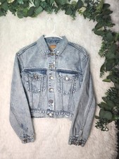 648 NEW Gap Size S Blue 90's Iconic Denim Washwell Jacket