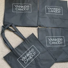 Yankee Candle Earth Pack Gray 1 Shopping Bag Non-Woven Reusable Large Tote New