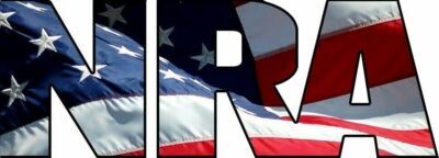 10cm Auto-Aufkleber Sticker Decal NRA National Rifle Association USA Fahne F2387