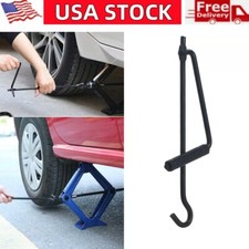 Car Metal Jack Lug Handle Scissors Jack Crank Wrench Durable Wheel Repair Tool