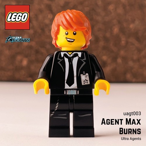 LEGO Agente Max Burns Minifigura UAGT003 Ultra Agentes - Imagen 1 de 6