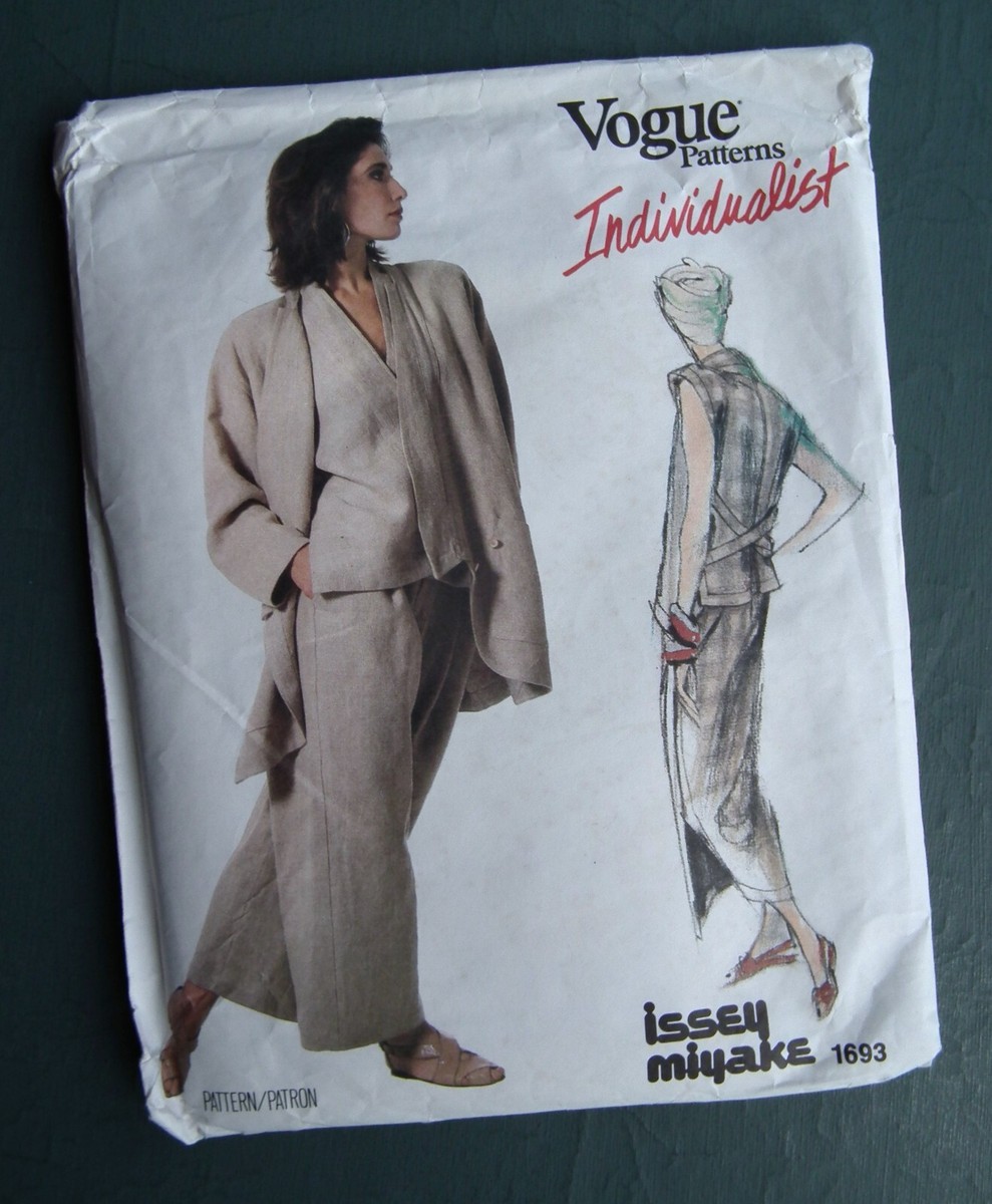 Patron De Couture Vogue 1179 Signé Miyake - Modèle De Couture Neuf, Jamais Utilisé