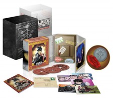 Fullmetal Alchemist Brotherhood 3 Blu-Ray Book Postcards Coin Box 1 New