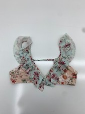 Minkpink Womens Blue Floral Bikini Top Size Large