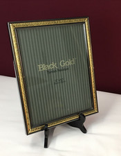 BLACK GOLD Photo / Picture Frame 8" x 10" Tarnish Resistant Ornate Elegant