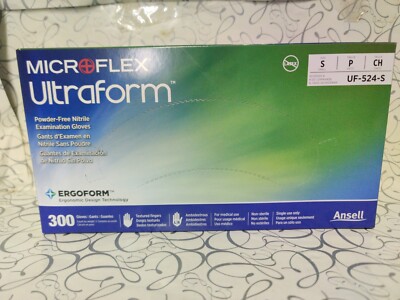 Microflex ULTRAFORM NITRILE EXAM GLOVES S 300PK